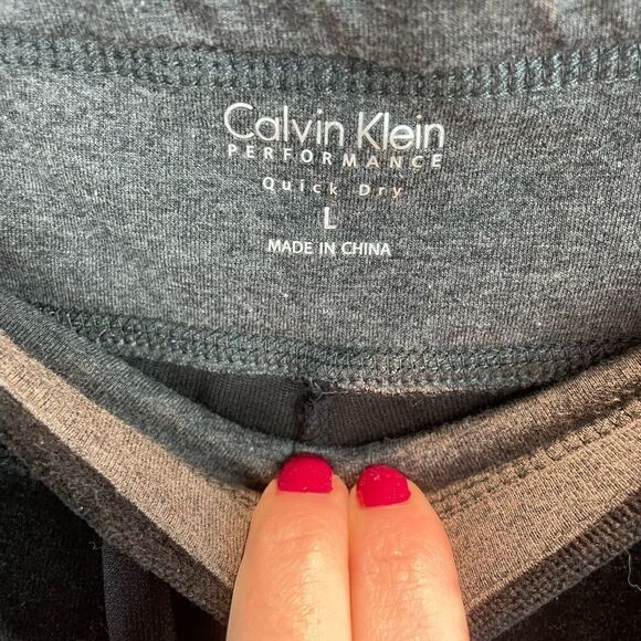 EUC Calvin Klein Performance Womens Velour Comfy Pants Size L - Picture 5 of 5